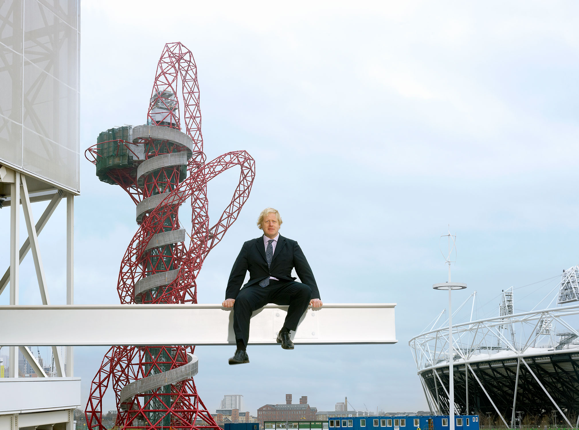 Boris Johnson photograph by Henry Bourne photographer for Vogue Magazine