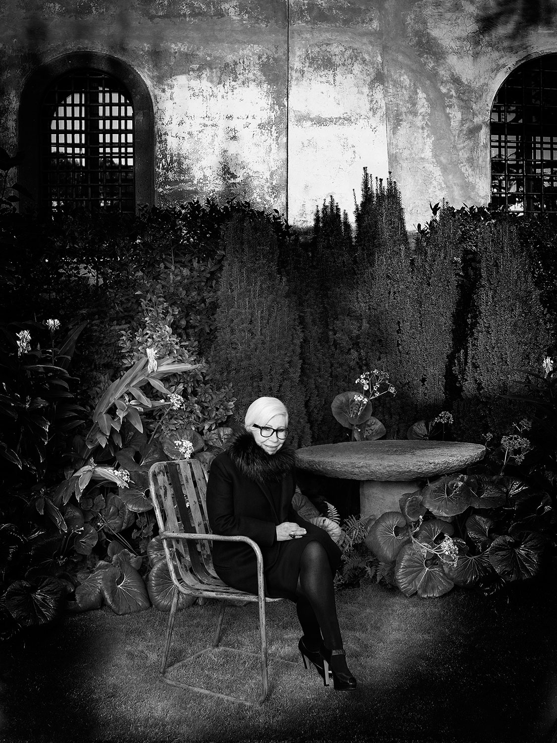 Anna Fendi photograph by Henry Bourne photographer