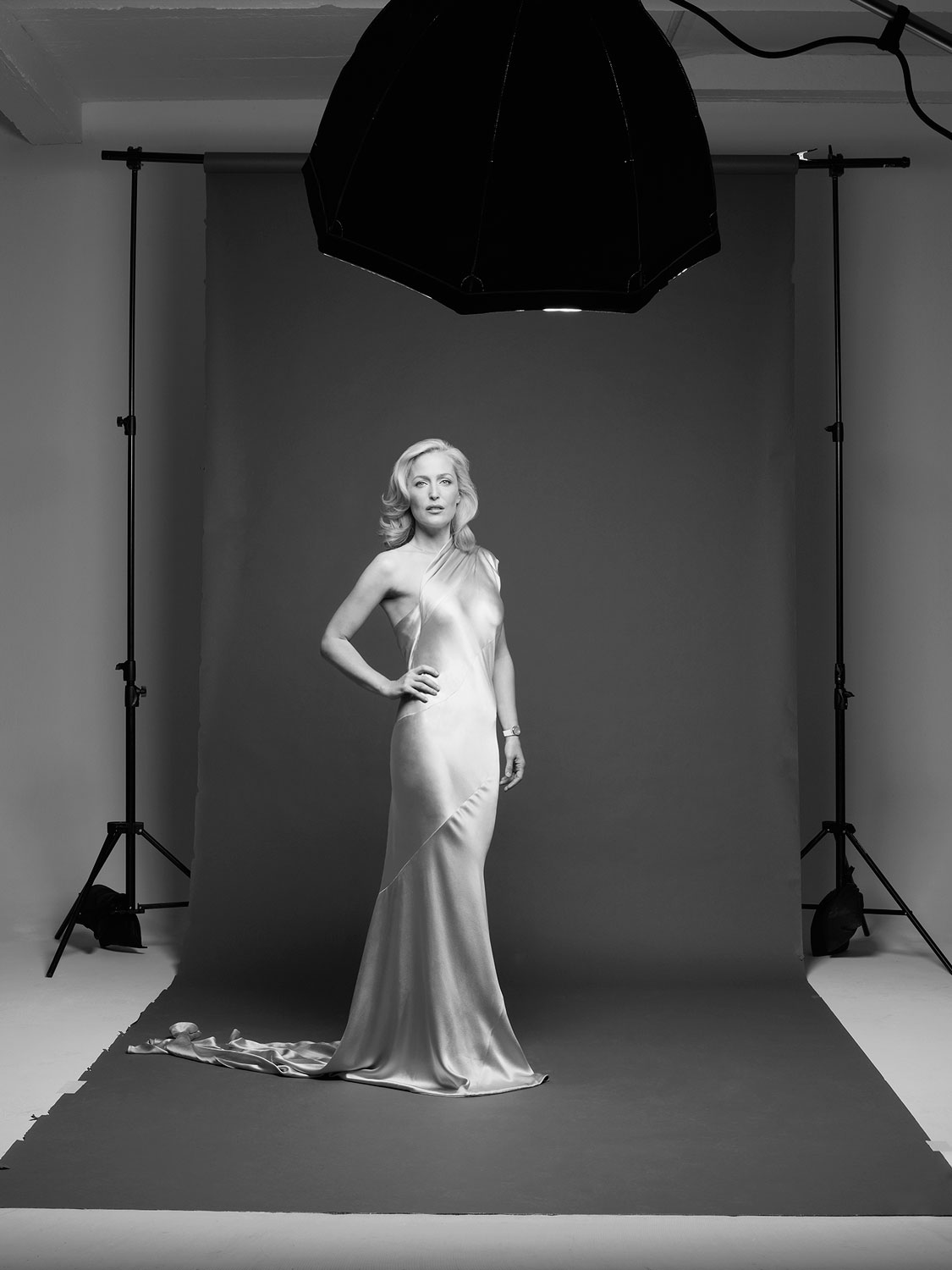 Gillian Anderson, photograph by Henry Bourne for Harper's Bazaa