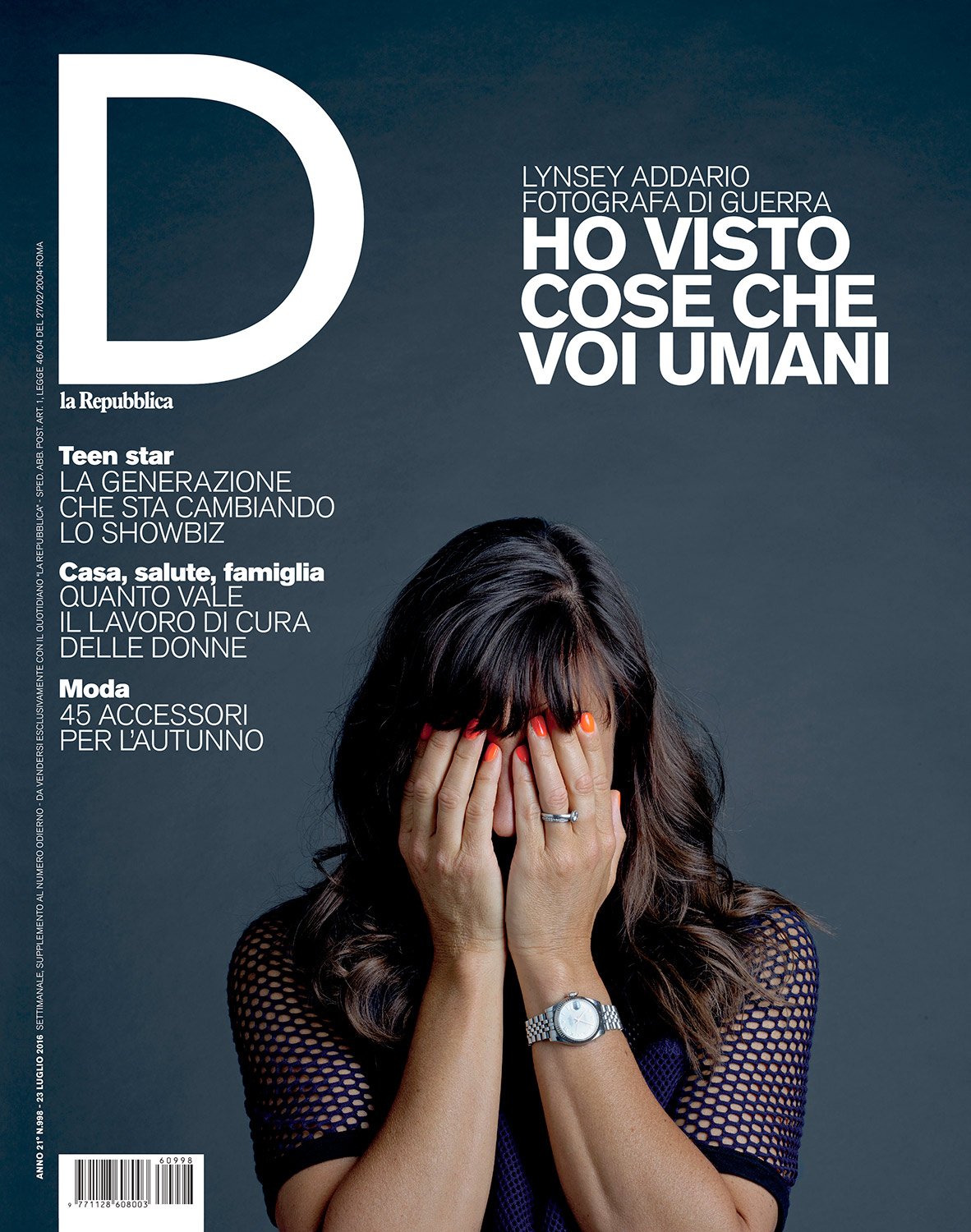 Lynsey Addario photograph by Henry Bourne photographer forD Magazine