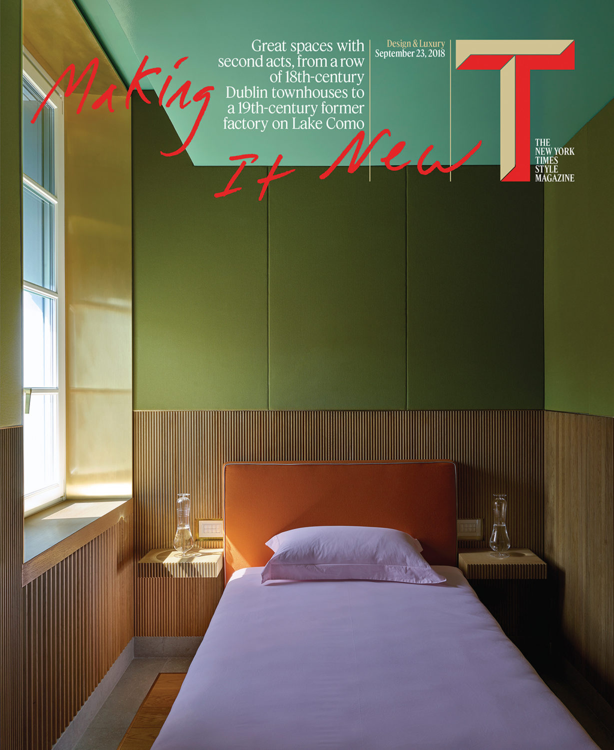 Federico Marchetti's Lake Como home designed by Luca Guadagnino, photographed by Henry Bourne for T, the New York Times Style Magazine, Design Issue Cover Story