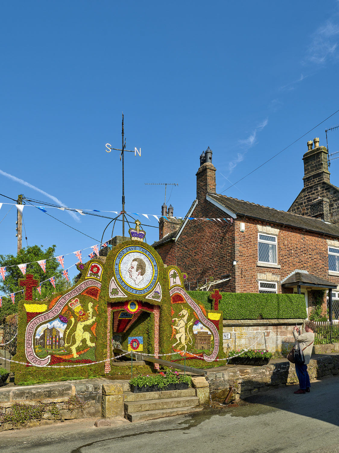 Well Dressing photographed by Henry Bourne for The World of Interiors