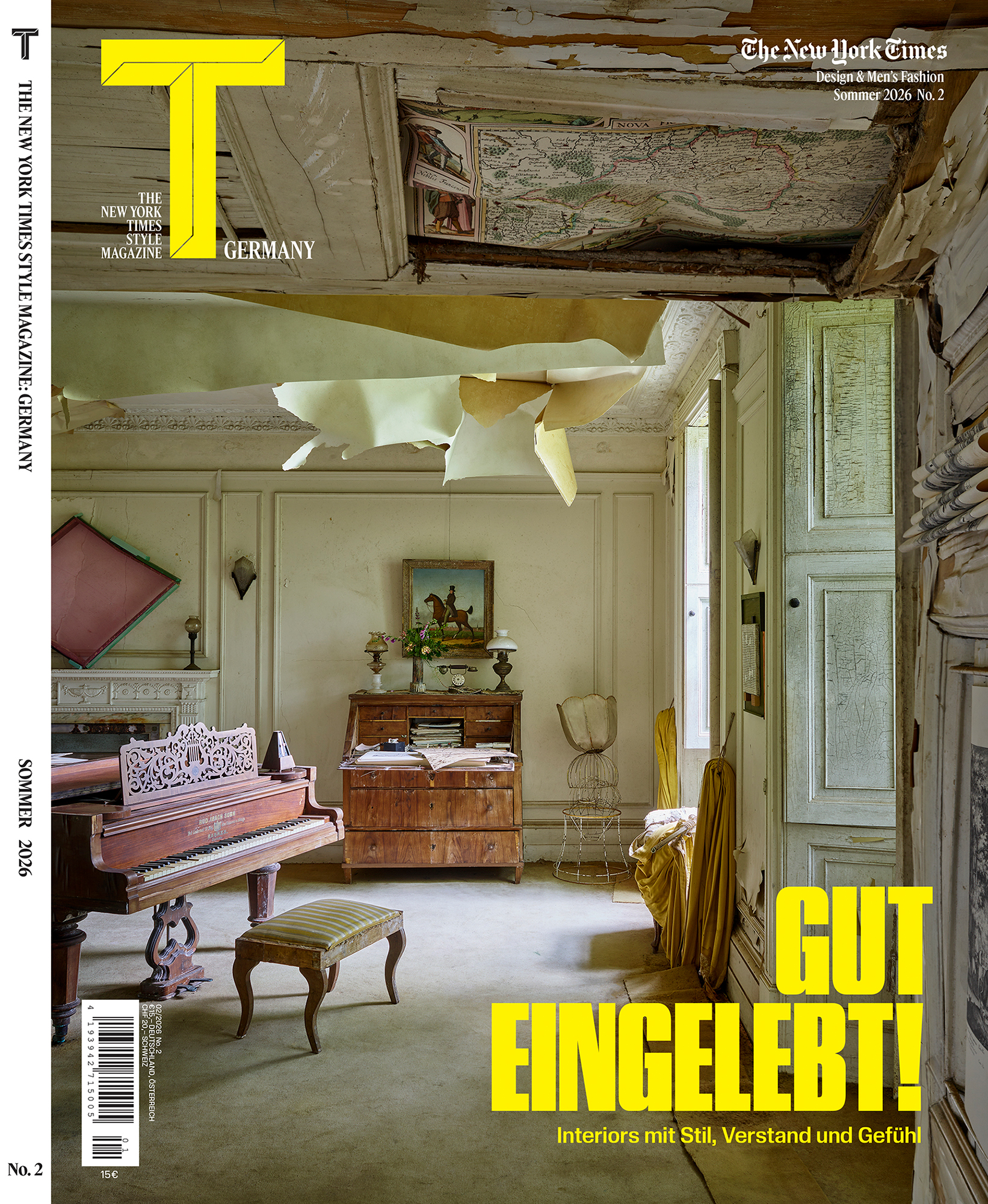 The von der Becke family home photographed by Henry Bourne for T, Germany the New York Times Style Magazine Cover