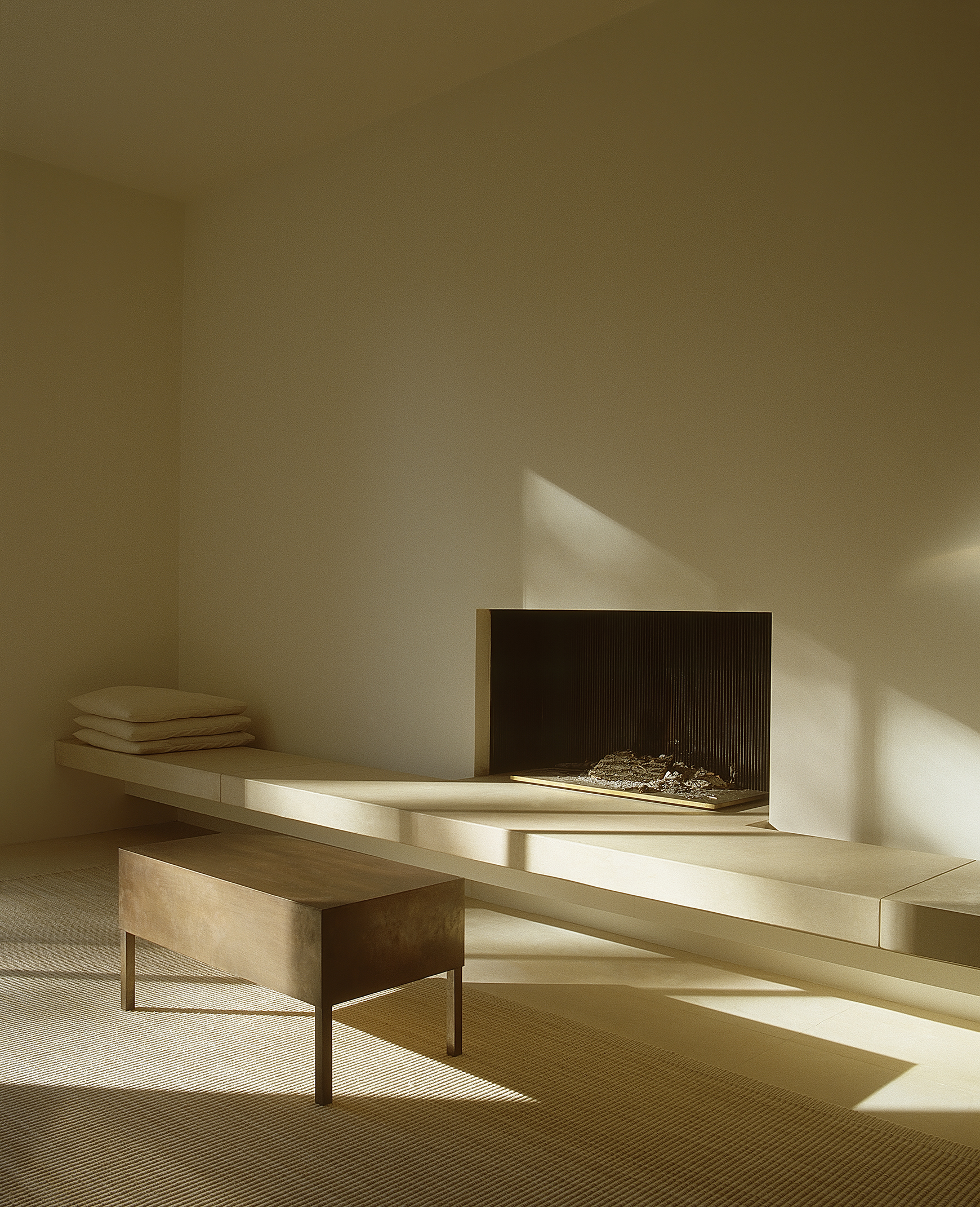 John Pawson House interior, London, photographed by Henry Bourne for British Vogue