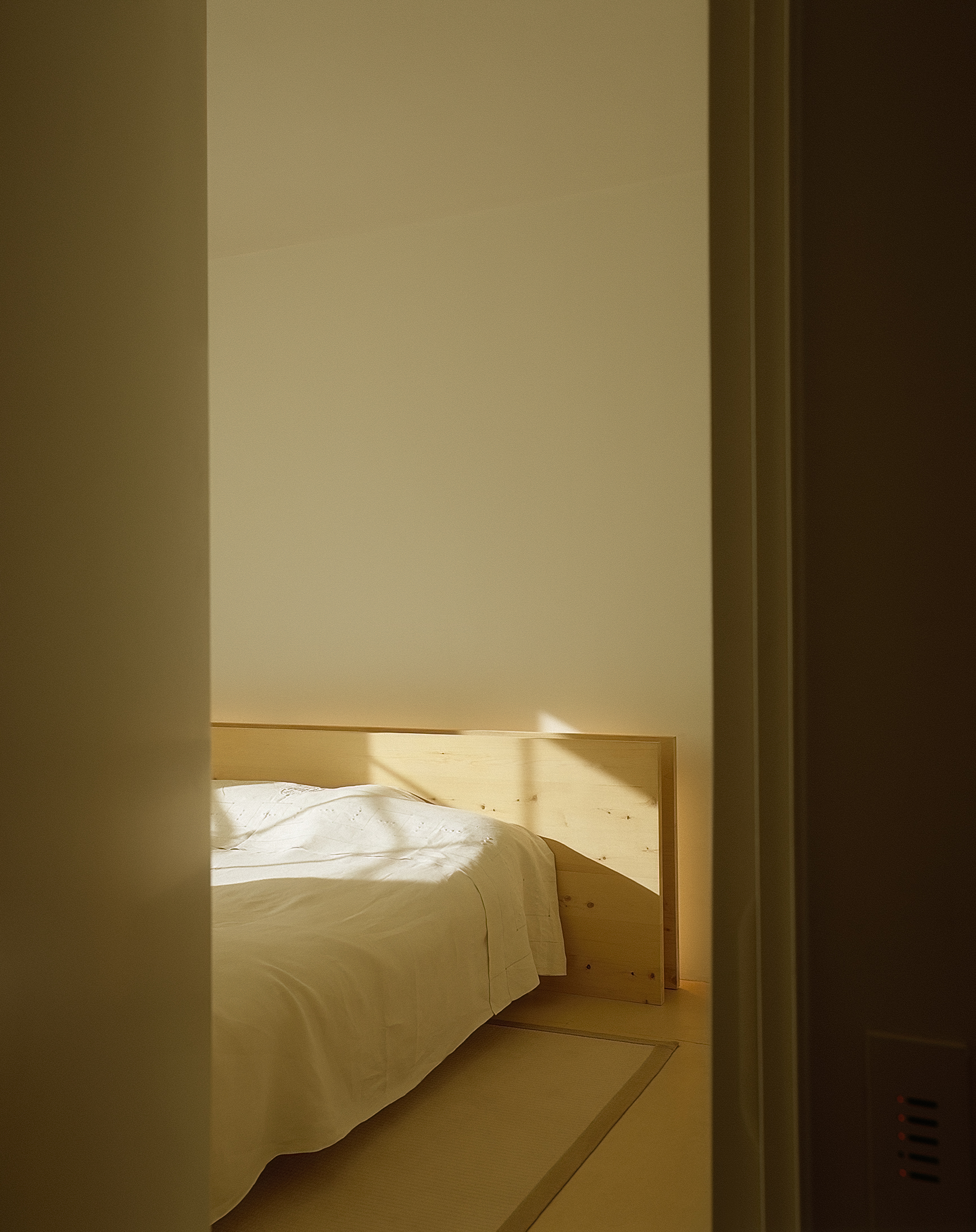 John Pawson House interior detail, London, photographed by Henry Bourne for British Vogue